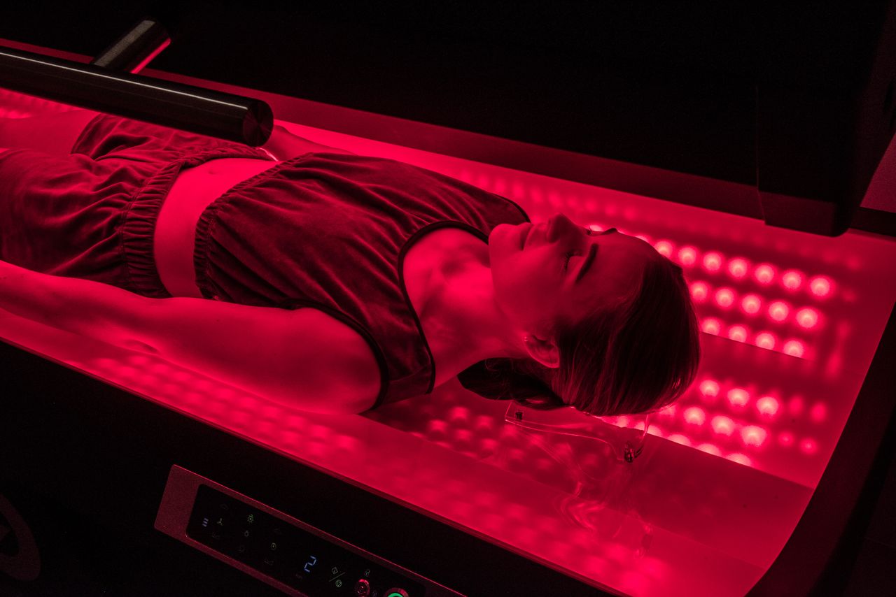 red light bed drop